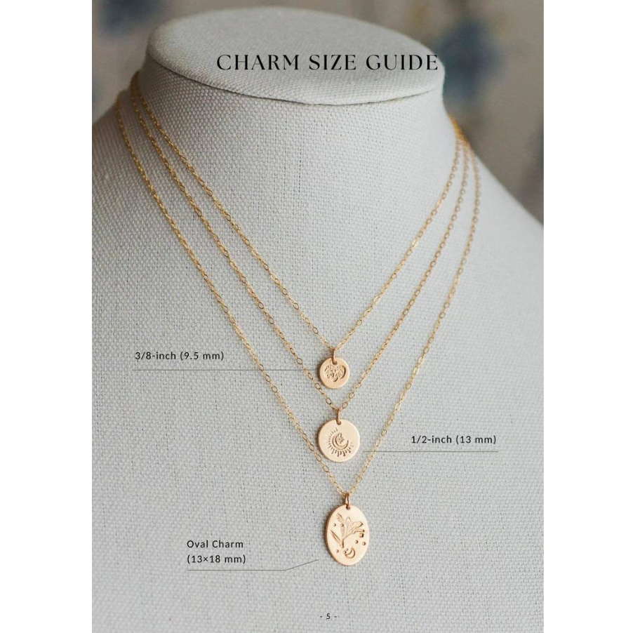 LoveGem Studio 14K包金星空貓圖案吊墜頸鏈|美國製造 (北美首飾)