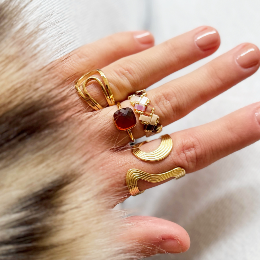 Bazou 拼色戒指 | 荷蘭製造 (歐洲首飾)