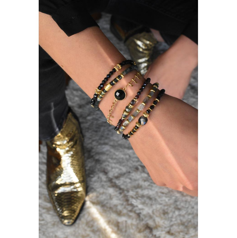 GINANDGER BIJOUX 黑碧璽手鏈 | 法國製造 (歐洲首飾)