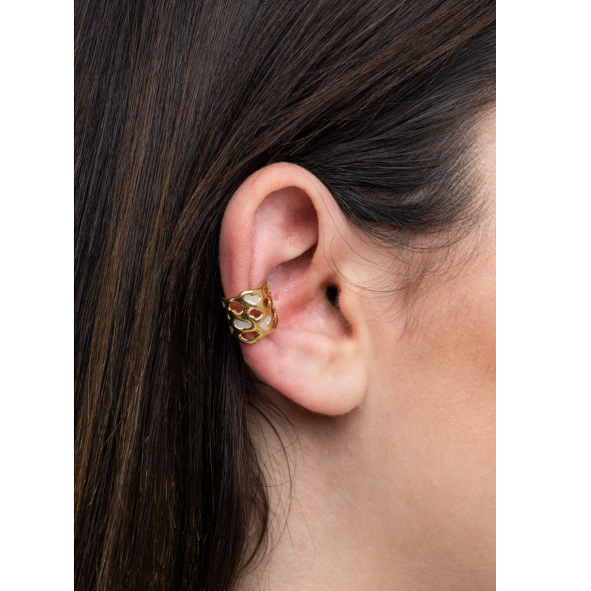 Generazione Zordan 925純銀琺瑯耳骨夾 | 意大利製造 (歐洲首飾)