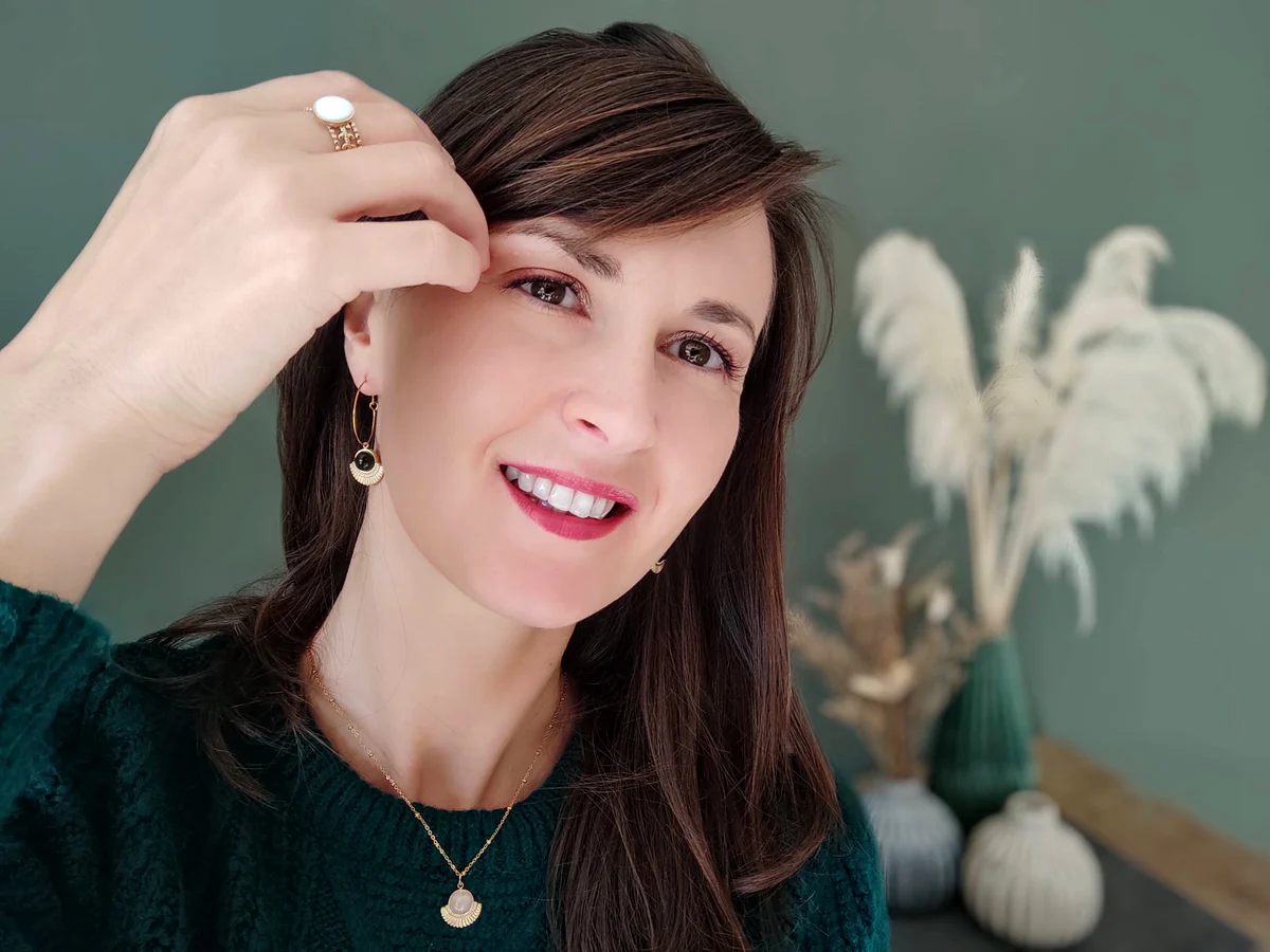 SOPHIE BIJOUX 可調式浪漫白色珍珠母貝戒指 | 法國製造 (歐洲首飾)