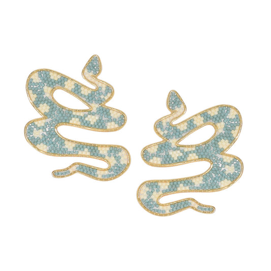 MISHKY 蛇形大耳環 | 哥倫比亞製造 (南美洲首飾)