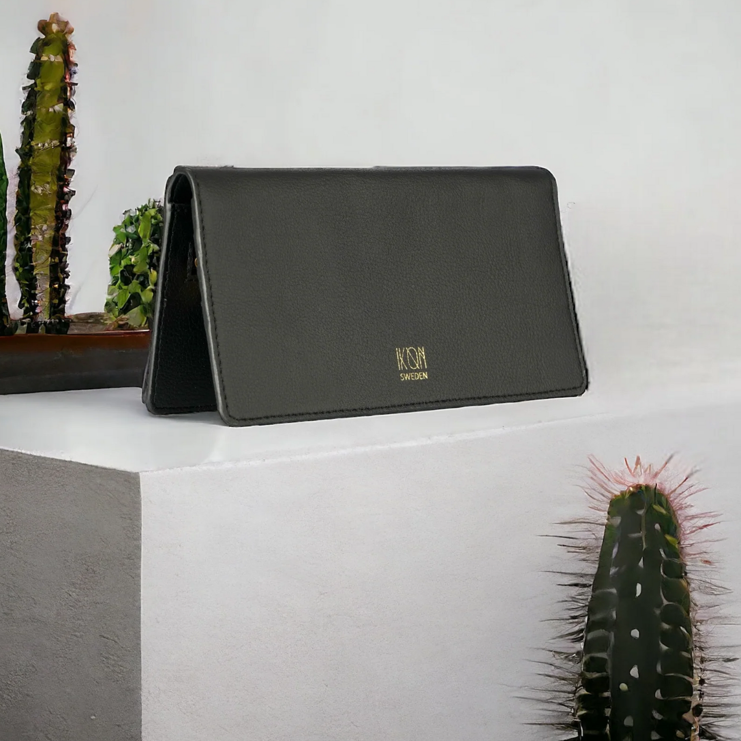 IKON SWEDEN 仙人掌皮革超薄銀包 | 印度製造 (瑞典品牌)