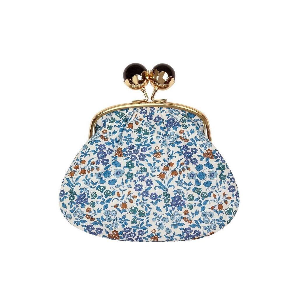 Lili's Loft Liberty布料Lillibet Balmoral藍色銀包 | 德國製造