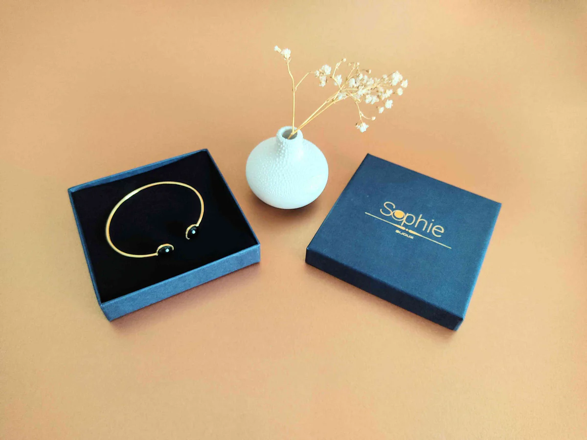 SOPHIE BIJOUX 經典黑瑪瑙手鈪 | 法國製造 (歐洲首飾)